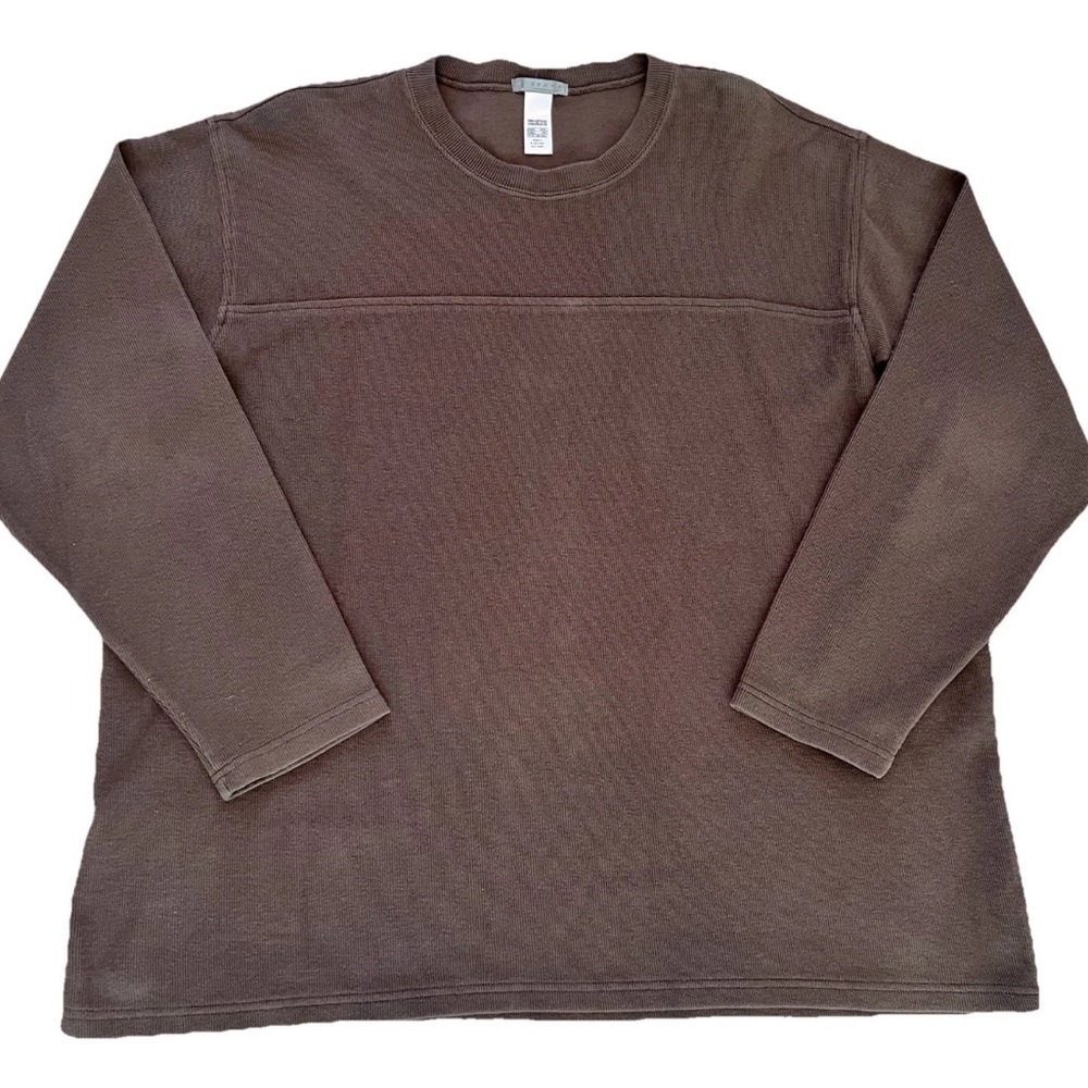 Domyos Long Sleeve Thermal T-Shirt Mens 2XL Brown Decathlon Creation